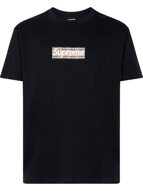 supreme burberry box logo stock x|burberry box t shirt.